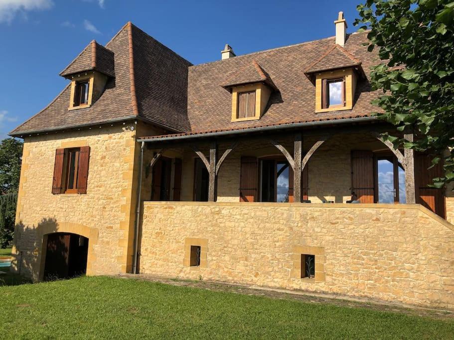 Grande Maison En Perigord A 10 Mn De Sarlat Marquay Bagian luar foto